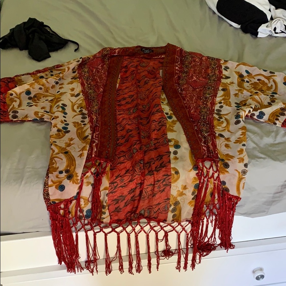 Beach by Exist patterned kimono